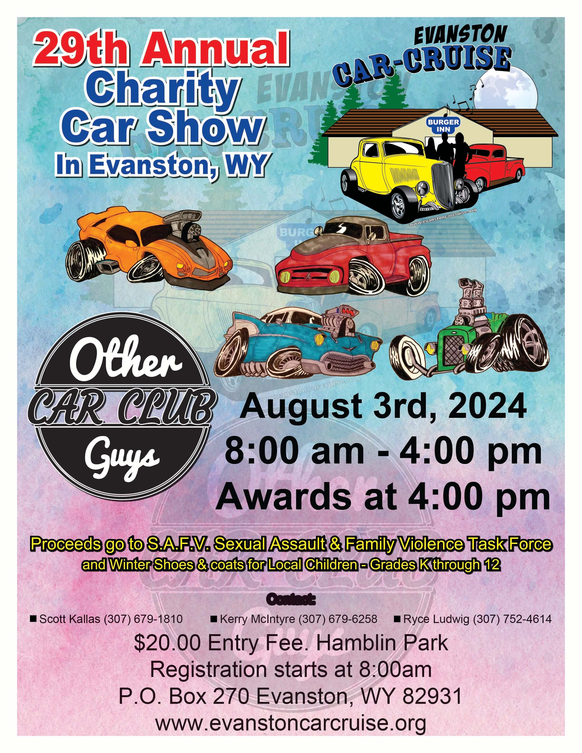 2024 Evanston Car Cruise Flier